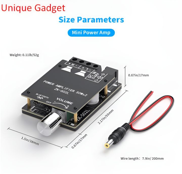 Audio%20ZK-502L%20Bluetooth%205.0%20Receiver%20Amplifier%20Board%202%20Channel%20Mini%20Wireless%20Stereo%20Audio%20Digital%20Amp%20Module%20for%20Home%20Passive%20Speakers%2050W%20x%202%20-%20Image%204