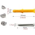 SRIWEN 4 Set M6 Ceiling Wall Mount Hanging Hardware Fitting Set U-Shaped Hooks for Yoga Hammock Swings Marine Yacht Accessories. 