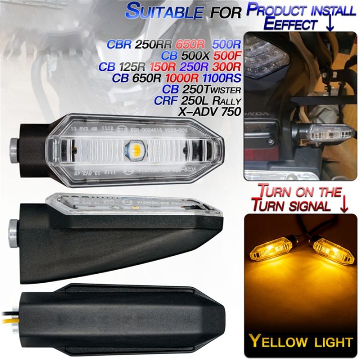 Motorcycle%20LED%20Turn%20Signal%20Lights%20Lamps%20Side%20Indicator%20for%20HONDA%20CB125/CBR650R/CBF/X-ADV%20/CB%20150R%20/CB%20300R/%20CB%201000R%20-%20Image%204