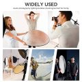 GODOX Portable 32inch/80cm Light Reflector with Clamp,5 in 1 Collapsible Multi Disc Photography Reflector Translucent,Silver,Gold,White,Black for Studio Photography Lighting and Outdoor Lighting.