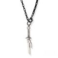 Anime Jujutsu Kaisen Fushiguro Toji Cosplay Necklace Unisex Spear of Tianri Knife Pendant Choker Jewelry Accessories Gifts.