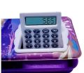 Pencil Box with Calculator & Dual Sharpener for Kids for School, Any colour. 