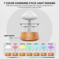 Cloud Rain Diffuser Humidifier Raindrop Aromatherapy Machine Timer Portable Air Humidifier with Colorful Rain Lamp for Home. 
