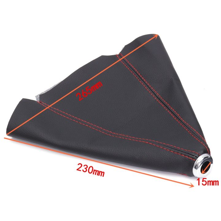 for%20your%20motor%20Black%20PVC%20Leather%20Gear%20Manual%20Shifter%20Shift%20Boot%20W%20/%20Blue%20Stitch%20Universal%204%20(Red)%20-%20Image%203