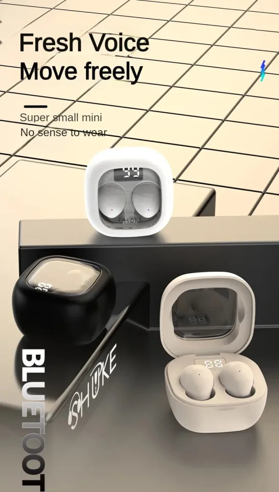Auricolari Bluetooth 5.3 SK19 – Mini TWS Invisibili, HiFi, Cuffie Wireless Per Casco