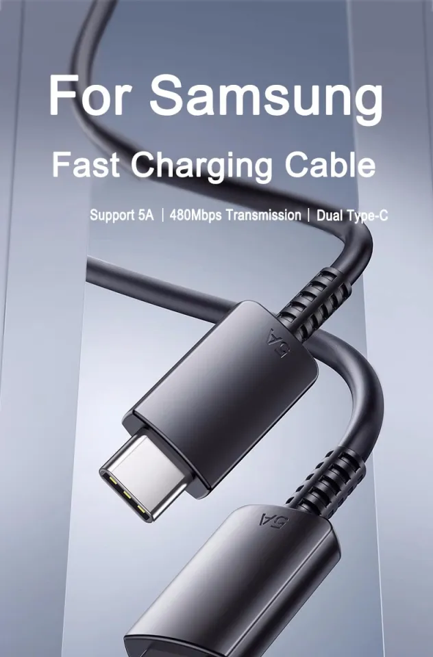 Fast Charging Cable Samsung S20 5g Usb Cable 2PCS PD 45W USB C