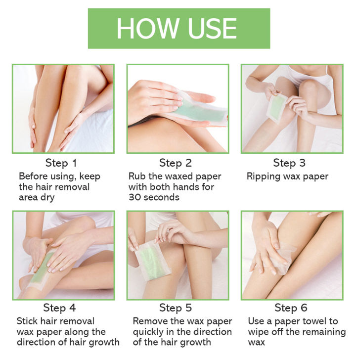 40pcs=20sheets%20Professional%20Summer%20Blue%20Hair%20Removal%20Double%20Sided%20Cold%20Wax%20Strips%20Paper%20For%20Leg%20Body%20Face%20Epilator%20Set%20-%20Image%203