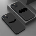 Marvel Batman Case For iPhone 15 Plus 14 13 Pro Max 12 Mini 11 X XS XR 7 8 8Plus Black Soft Phone Coque. 