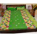 Cotton Fabric Multicolor Print 5 by 6Feet Double King Size Bedsheet Set with Two Pillow Covers By Win Tax. 