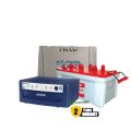 LUMINOUS IPS 1050 WITH TUBULAR INDUSTRIAL BATTERY 200T FULL SET 2 YEARS WARRANTY. 