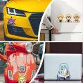 Douma Motion Sticker Anime Demon Slayer Lenticular Waterproof Decals for Cars,Laptop,Refrigerator,Wall,Etc. Gift. 