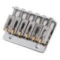 Hardtail Bridge, Electric Guitar Bridge Comfortable Touch 6 Strings Standard Size for Stringed Instrument. 