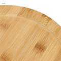 Serving Plate Wooden Rotating Dining Plate for Kitchen Countertop Pantry.