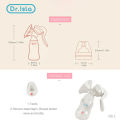 Dr.isla Breast Pump Baby Nipple Manual Suction Milk Pump Feeding Breasts Pumps Milk Bottle Sucking Postpartum Supplies BPA Free.
