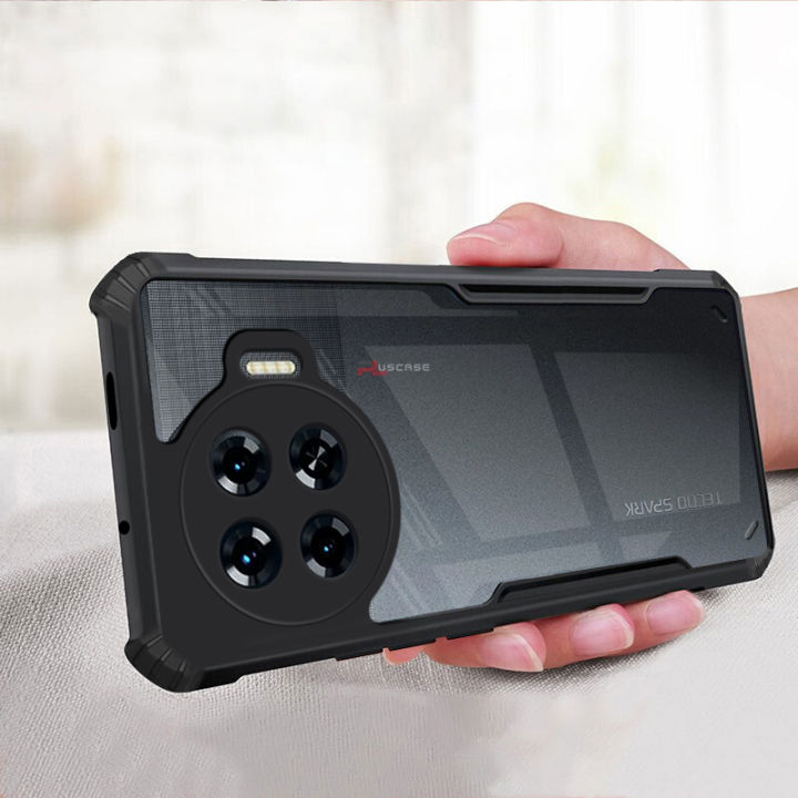 PlusCase%20for%20Tecno%20Spark%2020%20Pro+%204G%2020%20Pro%20Plus%20Case%20Air%20Cushion%20Hard%20Clear%20Shockproof%20Back%20Cover%20-%20Image%205