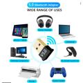 Bluetooth 5.0 Receiver USB Wireless Bluetooth Adapter Audio Dongle Sender for PC Computer Laptop. 
