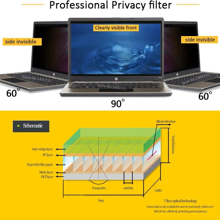20%20inch%20(%20441mm*248mm%20)%20Privacy%20Filter%20Anti-Glare%20LCD%20Screen%20Protective%20film%20For%2016:9%20Widescreen%20Computer%20Notebook%20PC%20Monitors%20-%20Image%202