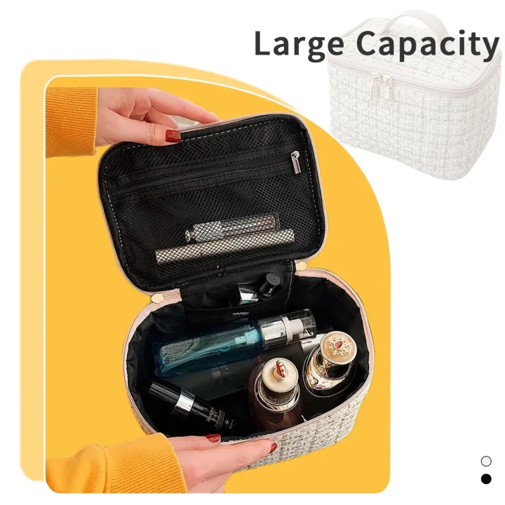 Large%20Capacity%20Cosmetic%20Bag%20with%20Zipper%20Closure%20Makeup%20Bag%20Durable%20Polyester%20Vanity%20Bag%20Portable%20Toiletry%20Bag%20-%20Image%203
