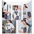 Forearm Bag Coin Purse Mobile Phone Bag Oxford Leisure Crossbody Bag Movement Dancing Mini Shoulder Bag Female Lady Girl.