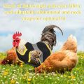 Chicken Vest Protection Adjustable Hen Saddle Apron Reflective Vest Chicken Clothes Hen Duck Chicken Saddle Apron Feather. 