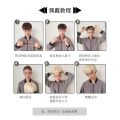 Wig male short straight hair Korean bangs fluffy handsome photo performance props natural lifelike whole hair set.