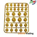 High Quality 30pcs/set Chrome Plating Screw Nut Cap for Motorcycle , Decoration item- Golden.