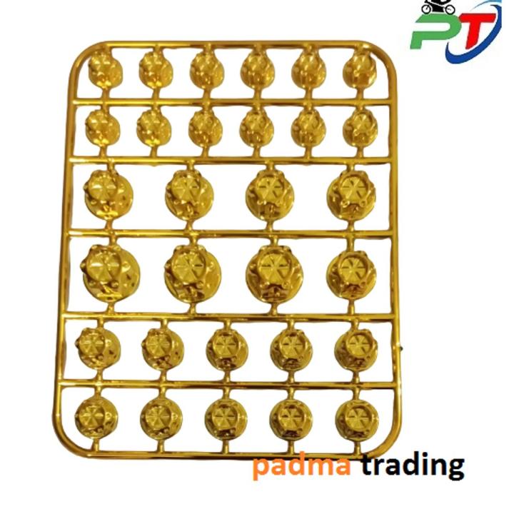 High Quality 30pcs/set Chrome Plating Screw Nut Cap for Motorcycle , Decoration item- Golden