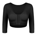 Womens Arm Shaper Post Surgery Arm Lipo Compression Sleeves Hooks Front Closure Shapewear Bra Posture Corrector. 