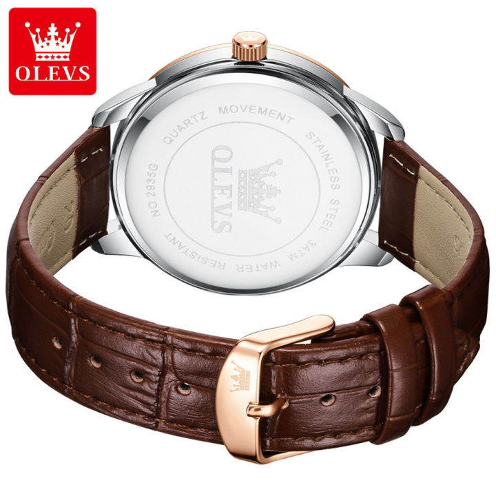 OLEVS%20Watch%20For%20Man%20Original%20Waterproof%202024%20Fashion%20Elegance%20High%20Quality%20Calendar%20Luminous%20Leather%20Watch%20Band%20Quartz%20Watch%202935%20-%20Image%204