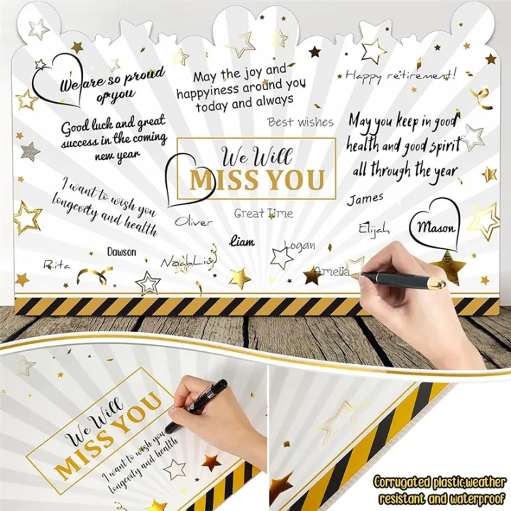 Farewell%20Greeting%20Card,13.8x20%20Inch%20Farewell%20Gift%20Card%20Leaving%20Farewell%20Card%20for%20Colleague%20Female%20Friends%20Coworkers%20Gold%2050%20X%2035cm%20-%20Image%204