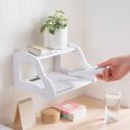 Wifi Router Stand Shelf Double Layer Wall Mounted Shelf Home decorator(New Canvas). 