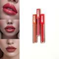 3 Colour Waterproof Lip Gloss & Matte Velvet Lipstick Set – Long Lasting Lip Tint – Non-Stick Matte Colour Liquid Lipsticks – Gift Set for Women. 