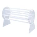 Neatly Store Claw Clips Elegant Hair Clip Display Storage 360-degree Rotating Acrylic Claw Clip Organizer for Women Girls. 