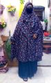 A borka 1 part khimar with Sleeves and Nikab Chaina Linen stylish party 1 part khimar borkha hijab fashion collection - Express. 