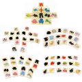 Montessori Find tShadow Shape Matching Game Wooden Puzzle Card Picture Shadow Correspondence Box Educational Toy For Children.
