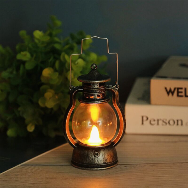 12%20Pcs%20Mini%20Lantern%20Decorative%20With%20LED%20Candle%20Hanging%20Candle%20Lanterns%20Battery%20Black%20-%20Image%208