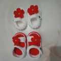 Two pair Newborn Baby Knit Woolen Sock Infant Girls Crochet Toddler Crib Shoes - Baby Shoes Girls. 