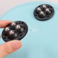 Self Adhesive Furniture Moving Casters  Storage Box Handling Silent Wheels  360 ° Rotatable Ball Pulley  Non Punching Strong Load-Bearing Universal Wheel. 