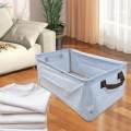 Clothing Storage Bins Fabric Cloth Bins Box for Books Household Closet.