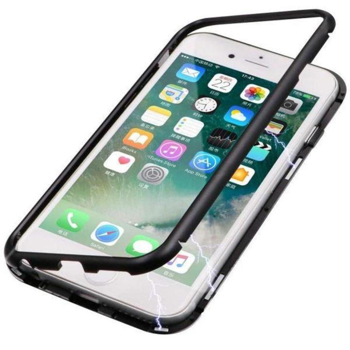 For Iphone Plus (Ip6+) Magnet Case Metal Cover Magnetic Cover Redmi  Note 11 Back Cover (Back Case Cover For Smartphone)