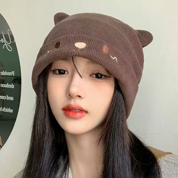 Cute%20Cat%20Embroidered%20Knitted%20Hat%20Outdoor%20Warm%20Ear%20Protection%20Cat%20Ears%20Wool%20Cap%20Over%20Head%20Cold%20Cap%20Street%20Beanies%20Cap%20Penny%20Cap%20-%20Image%206