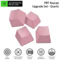 RAZER PBT Keycap Upgrade Set Backlight Compatible Doubleshot Molding With Ultra-Thin Font 120 KeyCaps Pink/White/Black/Green. 