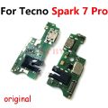 For Tecno Spark 2 3 4 5 6 7 8 8C 8P Go Air Pro KC6 KF6 KE7 USB Charging Port Dock Connector Flex Cable. 