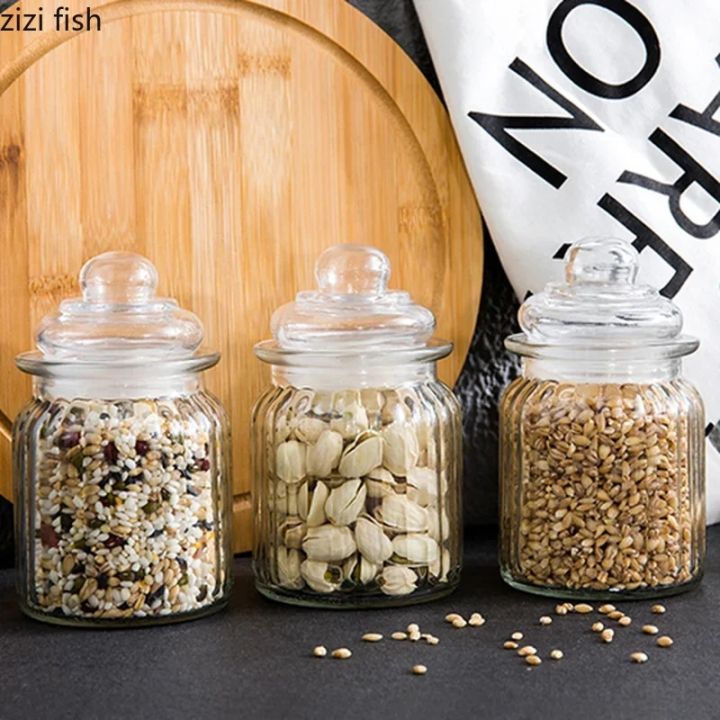 Glass%20Candy%20Jar%20Sealed%20Transparent%20Mini%20Storage%20Bottle%20Household%20Coffee%20Bean%20Tea%20Caddy%20Kitchen%20Food%20Storage%20Container%20Jar%20Box%20-%20Image%204