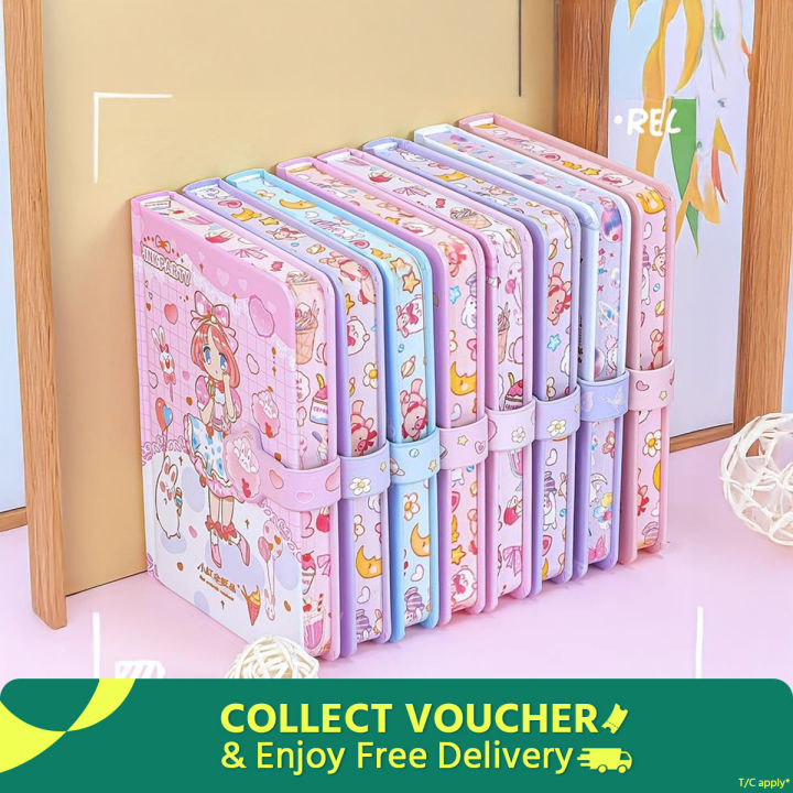 Journal cute A5 magnetic notebook diary agenda planner jurnal buku note hardcover
