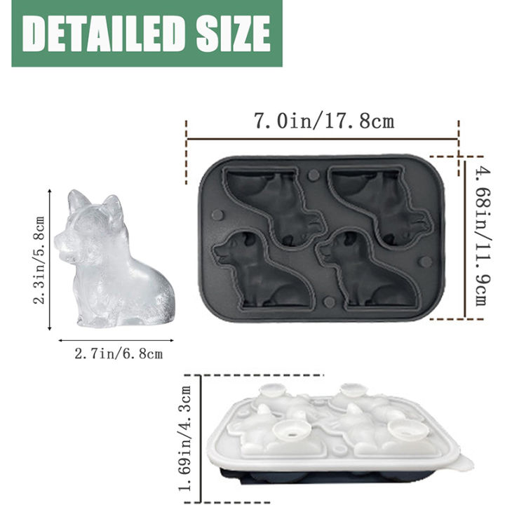 Bear%20Ice%20Cube%20Trays%20Corgi%20Shape%20Ice%20Cube%20Mold%20Silicone%20Ice%20Mold%20Fun%20Shapes%204-Hole%20Reusable%20Ice%20Cube%20Tray%20Gifts%20For%20Corgi%20Lovers%20-%20Image%202