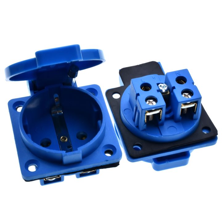 【YIYANGMAOYI111】Waterproof Industrial AC Power Socket Industrial Plug Electrical Socket with Cover