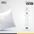 Buy 1 Get 1 Free, Standard Fiber Cushion, Tissue Fabric, White, (12"x12"). 
