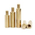 10/50pc M2 M2.5 M3 M4 Solid Brass Copper Hex Standoff Hexagon lar M-F F-F Male-Female Female Spacer for PCB Board Motherboard-10mm.
