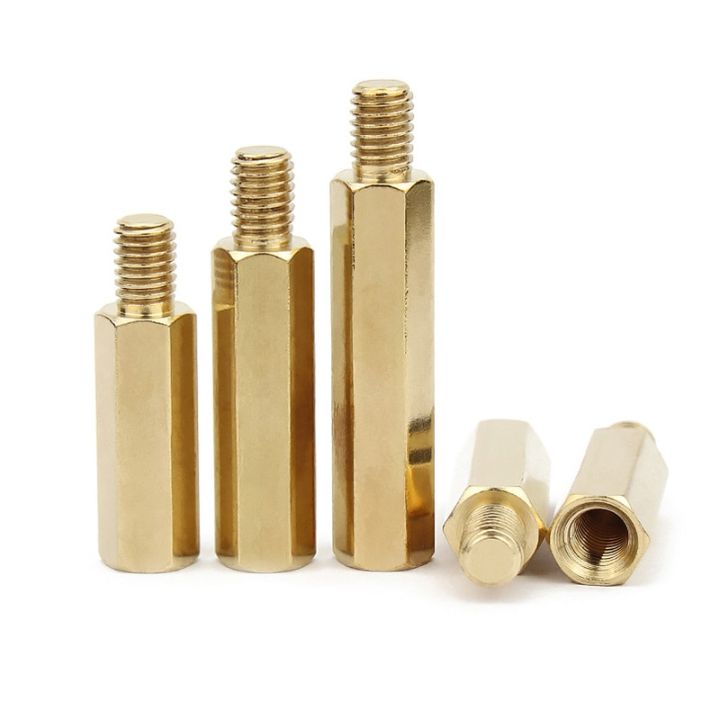 10/50pc%20M2%20M2.5%20M3%20M4%20Solid%20Brass%20Copper%20Hex%20Standoff%20Hexagon%20lar%20M-F%20F-F%20Male-Female%20Female%20Spacer%20for%20PCB%20Board%20Motherboard-10mm%20-%20Image%207